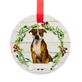61570 Ceramic Pit Bull Ornament 55026FB