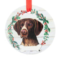 61573 Ceramic German Shorthair Pointer Ornament 55083