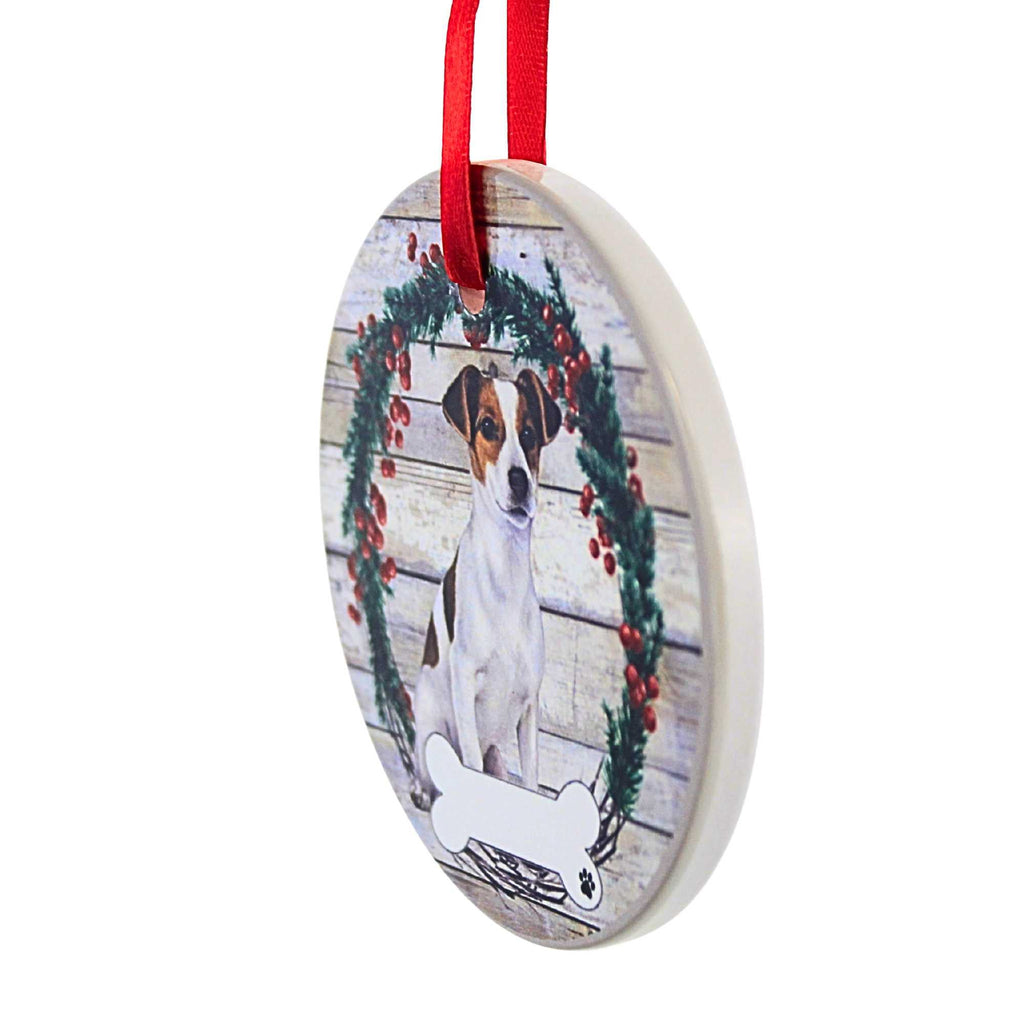 61576 Ceramic Jack Russell Ornament 55017FB