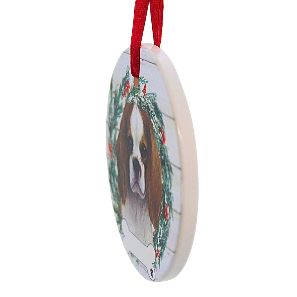 61586 Ceramic King Charles Cavalier Ornament 55018