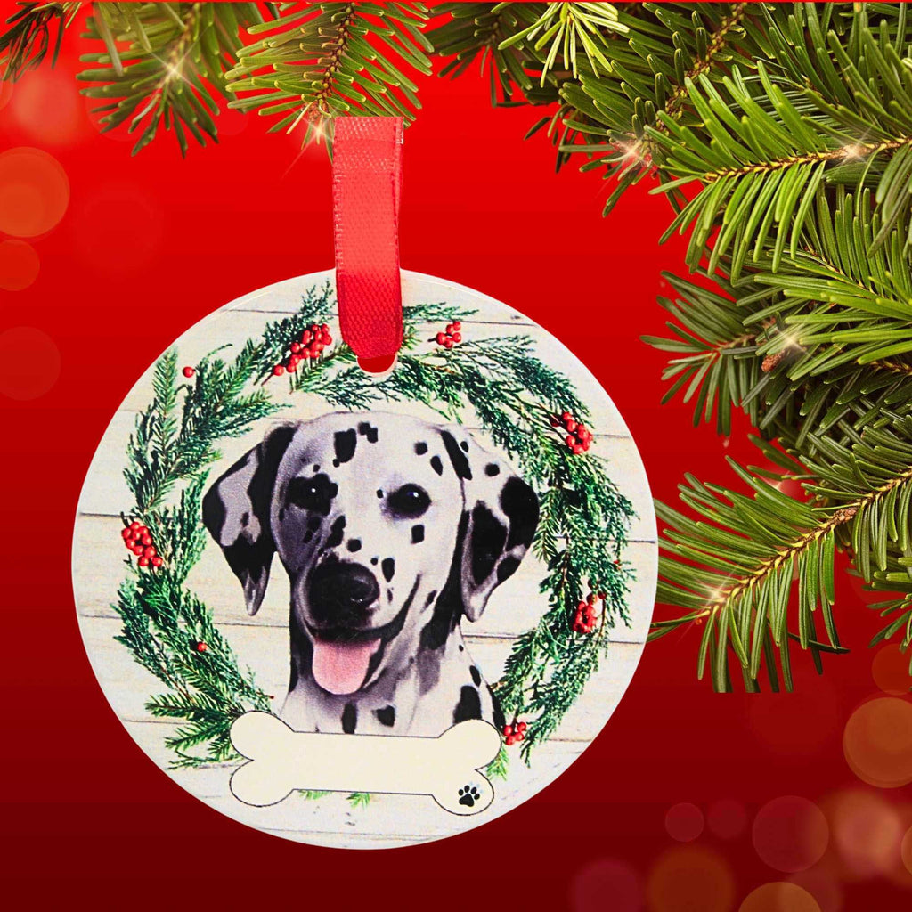 61587 Ceramic Dalmatian Ornament 55047
