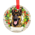 61590 Ceramic German Shepherd Ornament 55075
