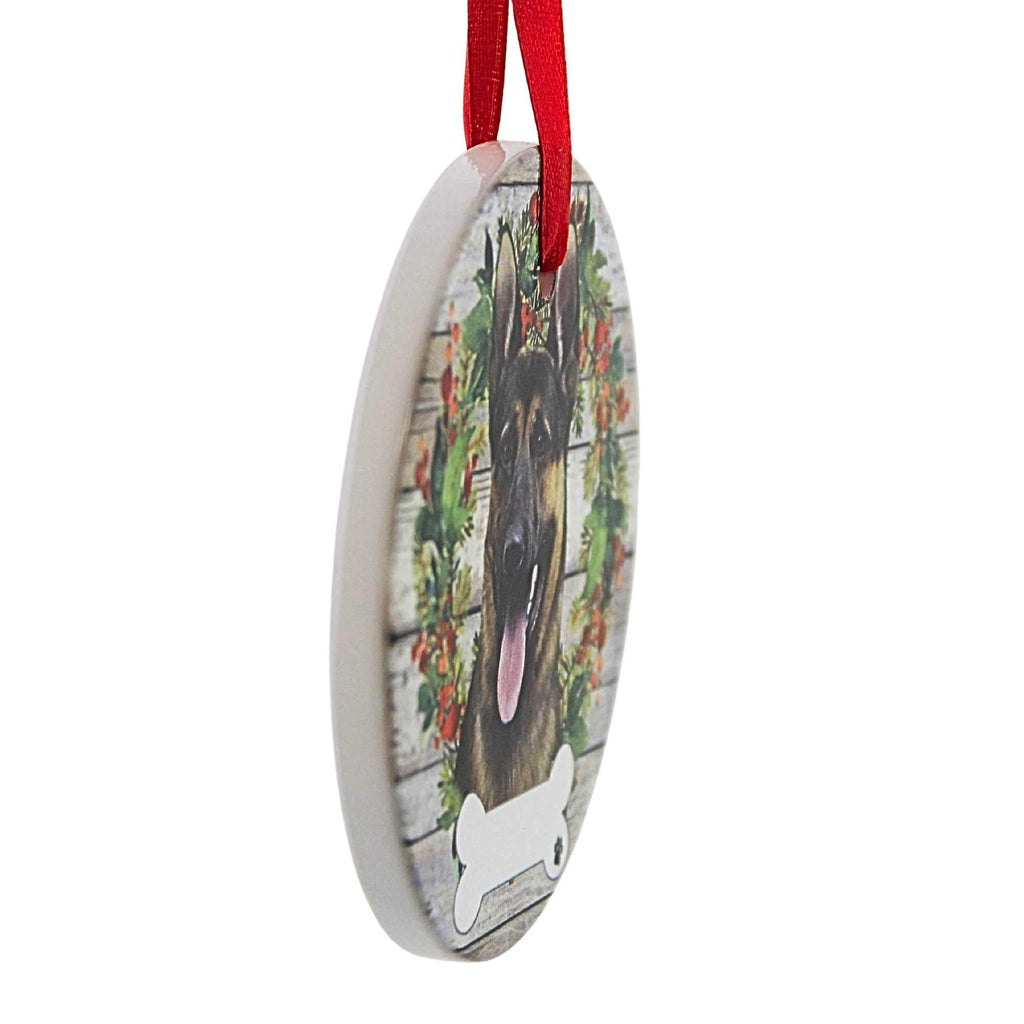 61590 Ceramic German Shepherd Ornament 55075