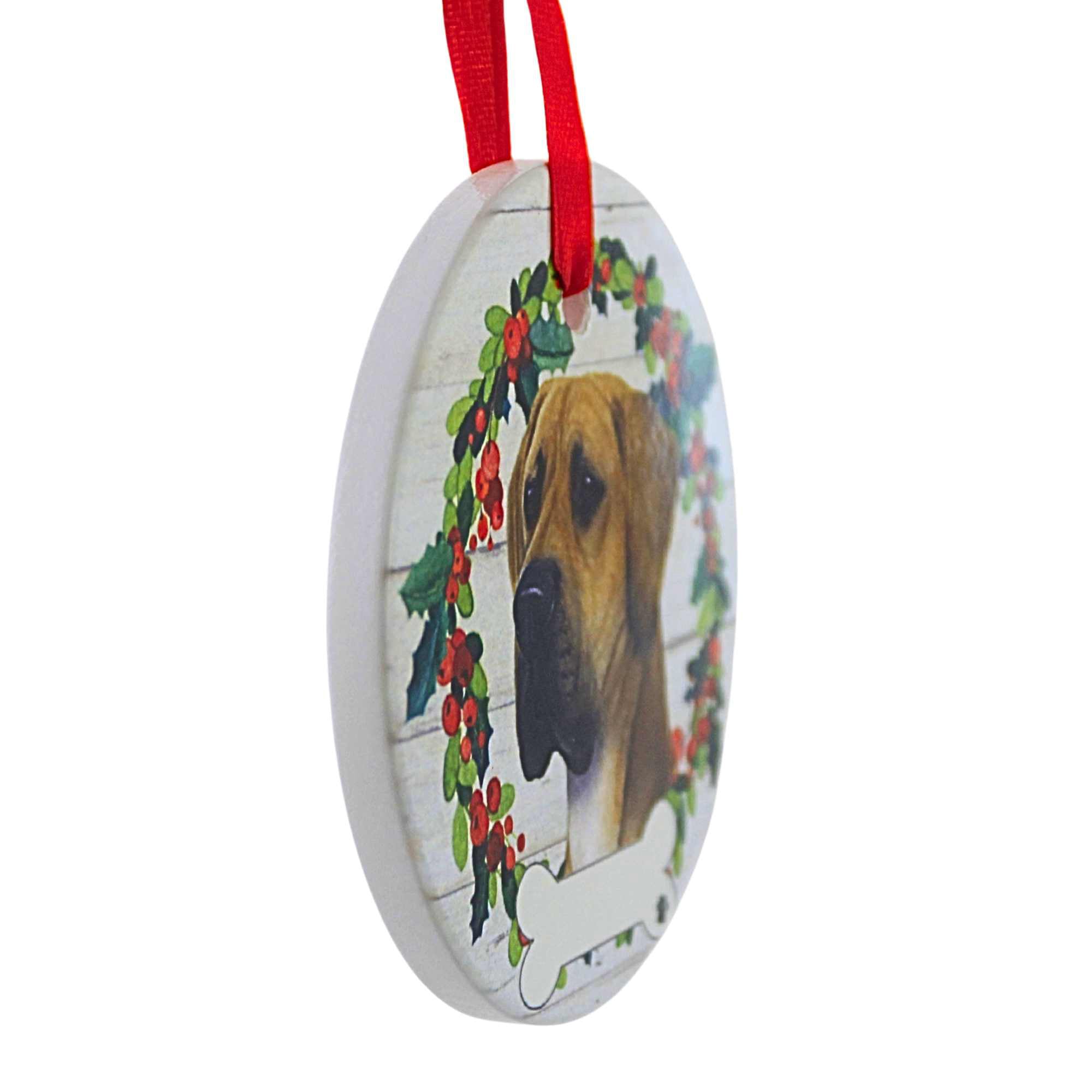 61593 Ceramic Great Dane Ornament 55066