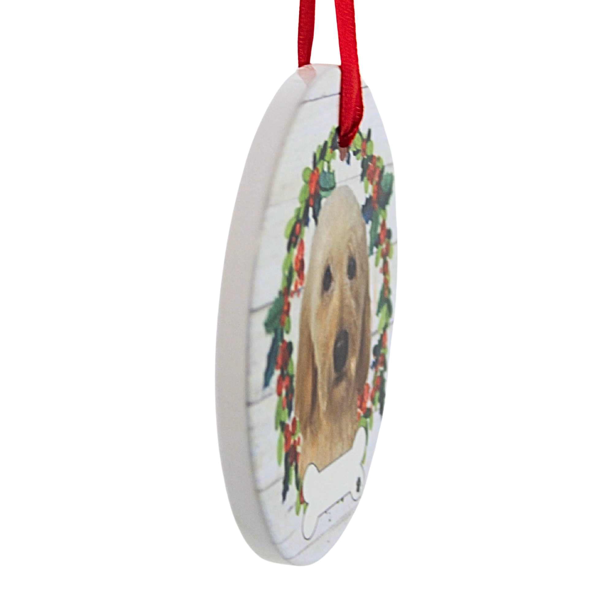 61595 Ceramic Labradoodle Ornament 550121