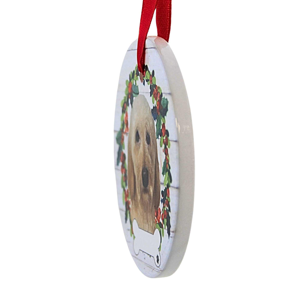 61595 Ceramic Labradoodle Ornament 550121