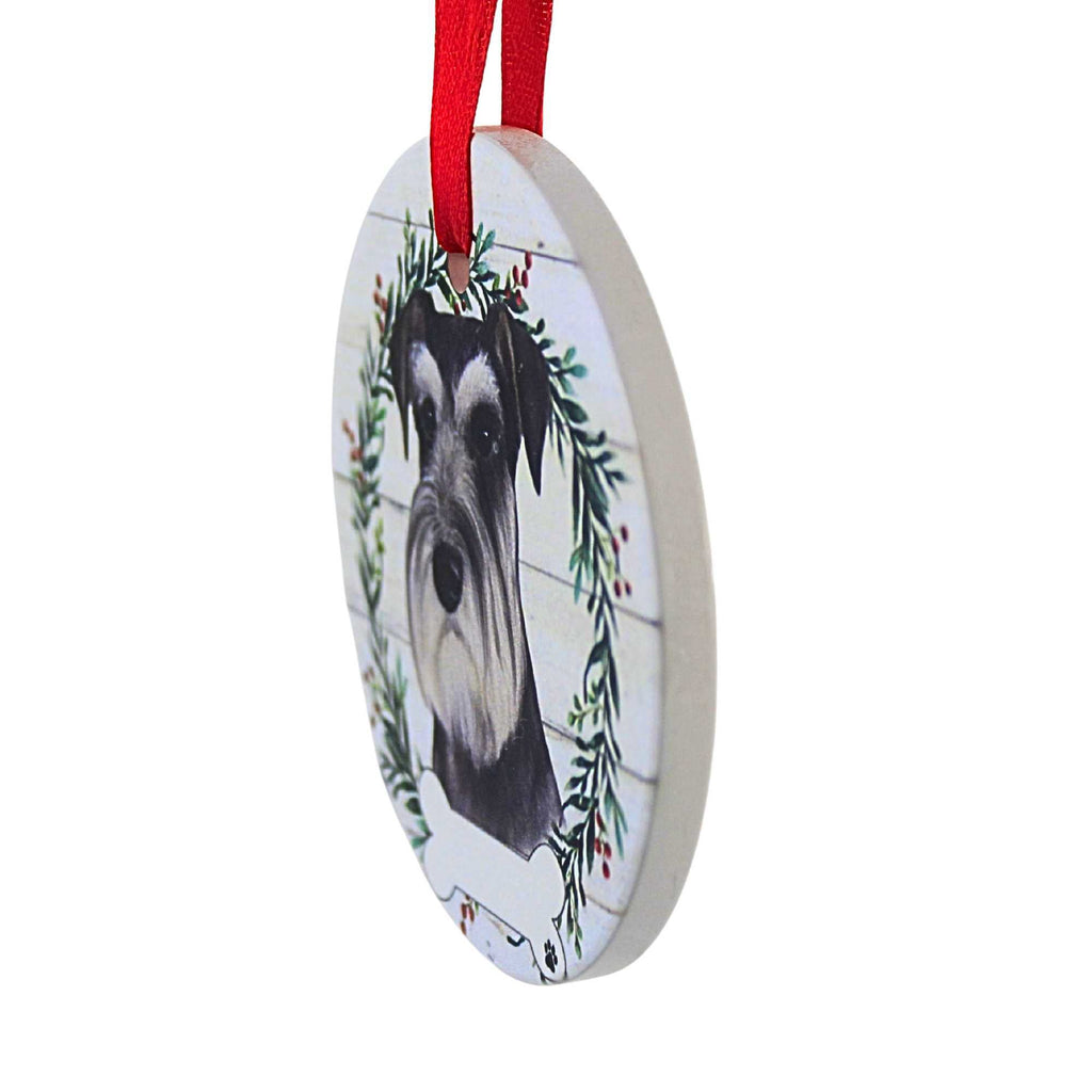 61599 Ceramic Schnauzer Ornament 550105