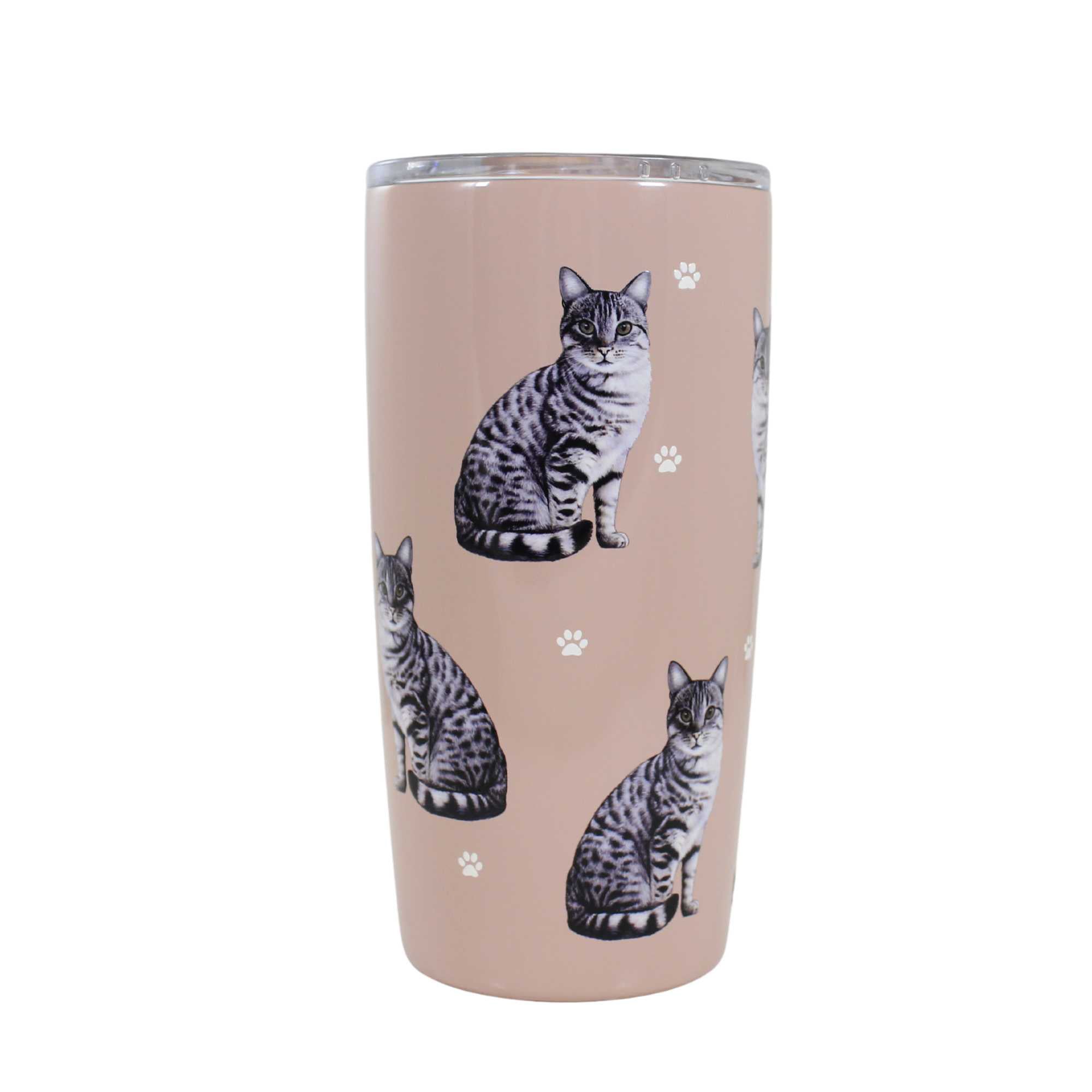 61632 Tabby, Silver Serengeti Tumbler 1169