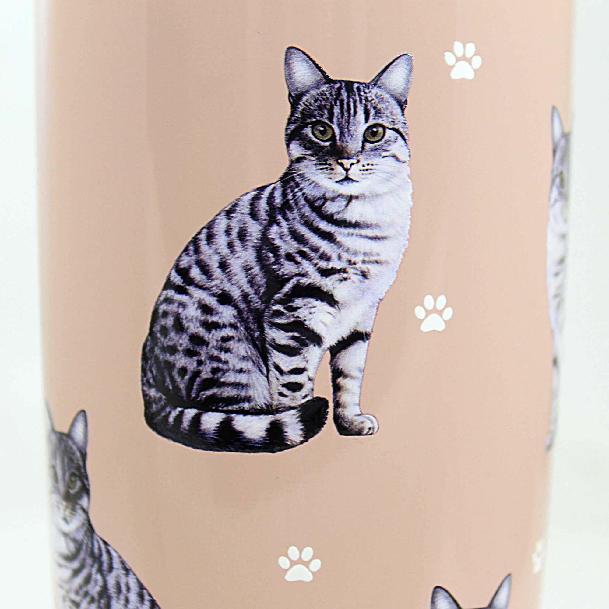 61632 Tabby, Silver Serengeti Tumbler 1169