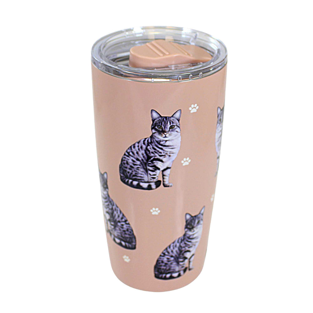 61632 Tabby, Silver Serengeti Tumbler 1169