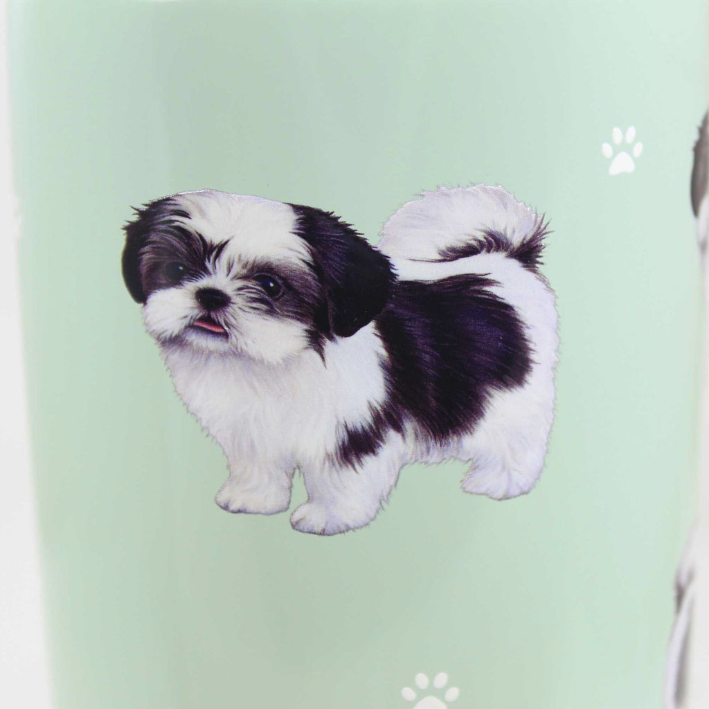 61642 Shih Tzu Black & White Serengeti Tumbler 11587B