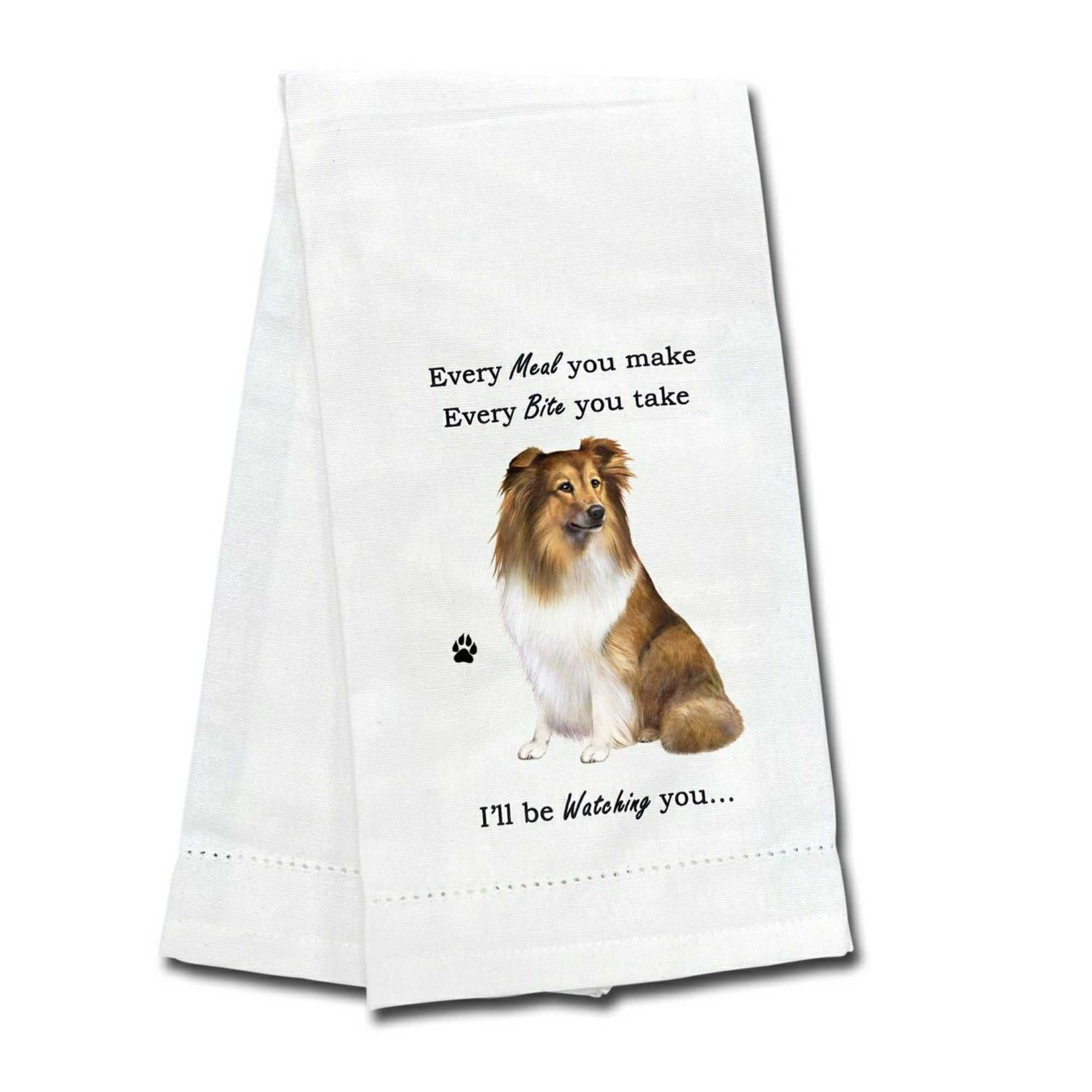 61729 Sheltie Kitchen Towel 71137