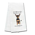 61735 Black Chihuahua Kitchen Towel 71111