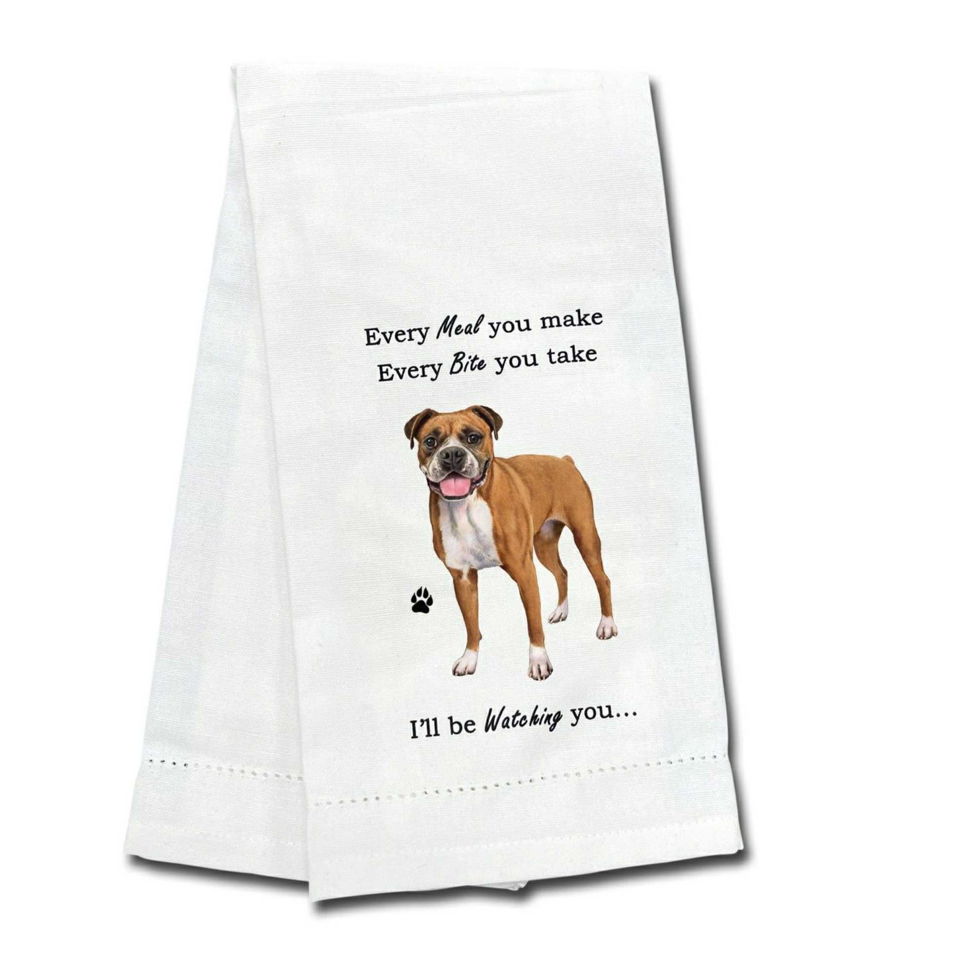 61740 Boxer Uncropped Kitchen Towel 7116