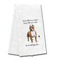 61758 Pit Bull Brindle/Wht Kitchen Towel 71126
