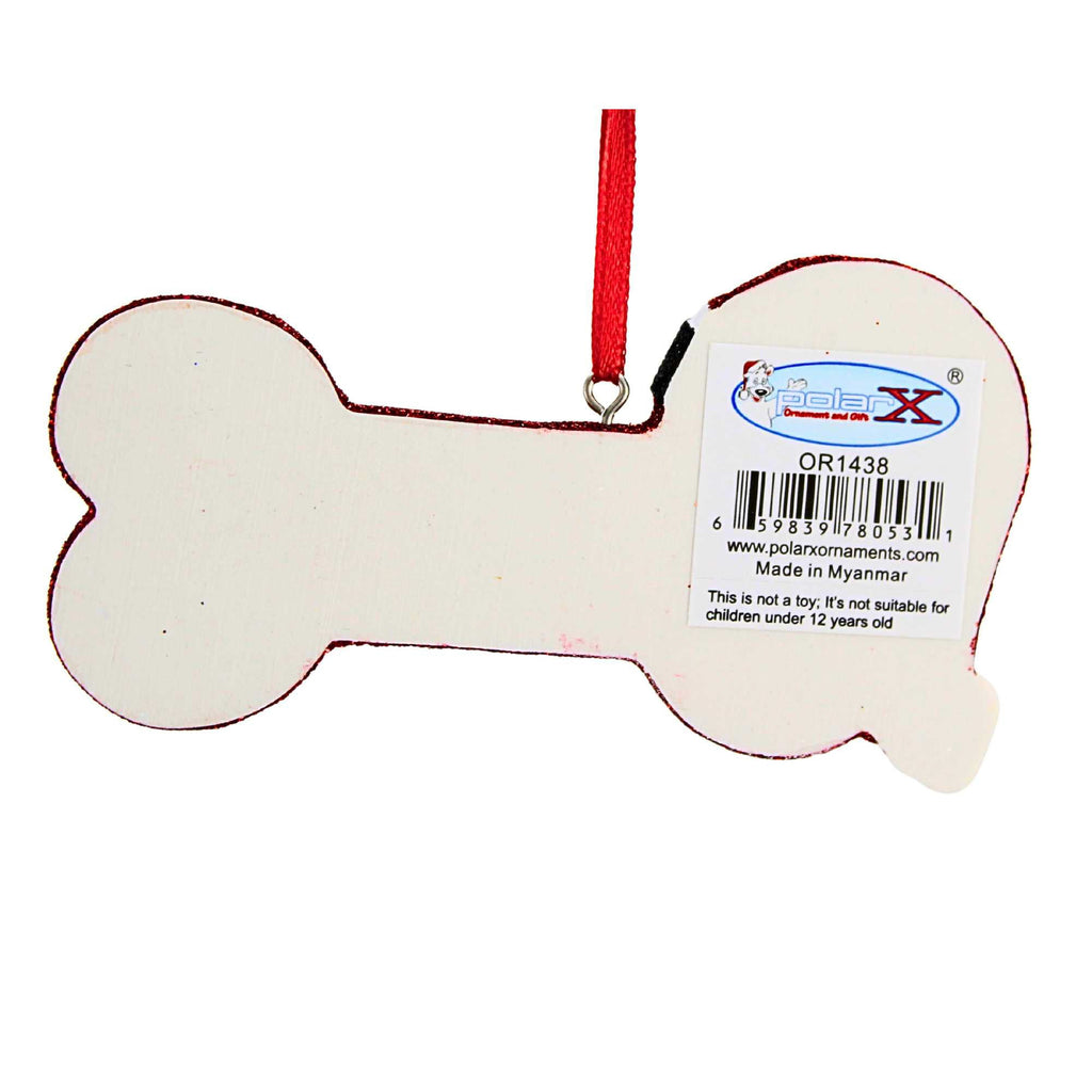 65385 Santa Dog Bone OR1438