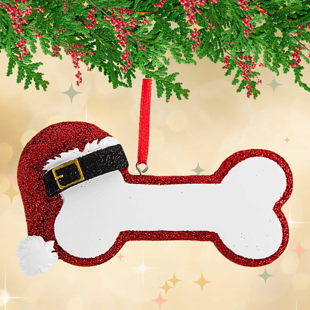65385 Santa Dog Bone OR1438