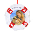 65393 Who Saved Who Picture Frame Ornament PF1713