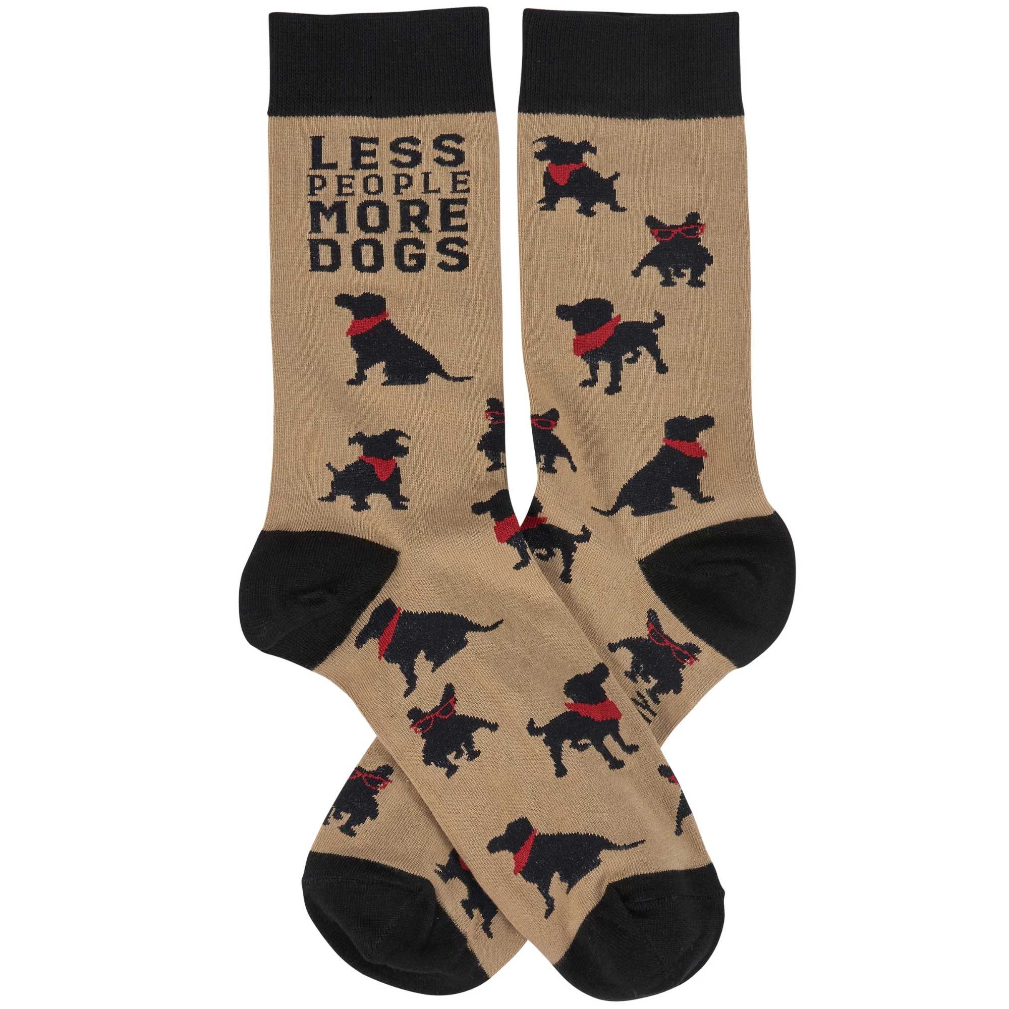 65648 Less People More Dogs Socks 117751
