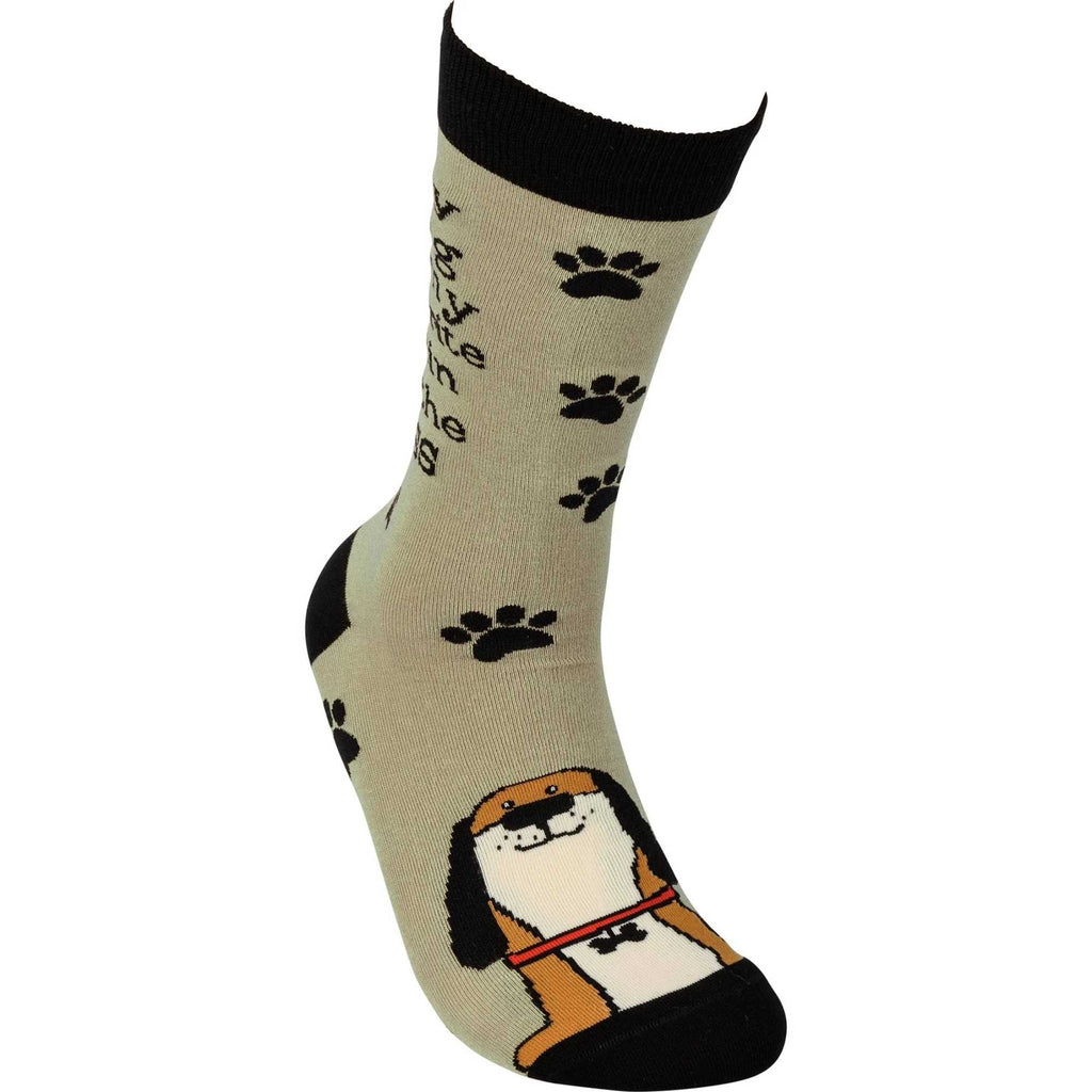 65649 My Dog Is My Favorite Pain In The Ass Sock 109888