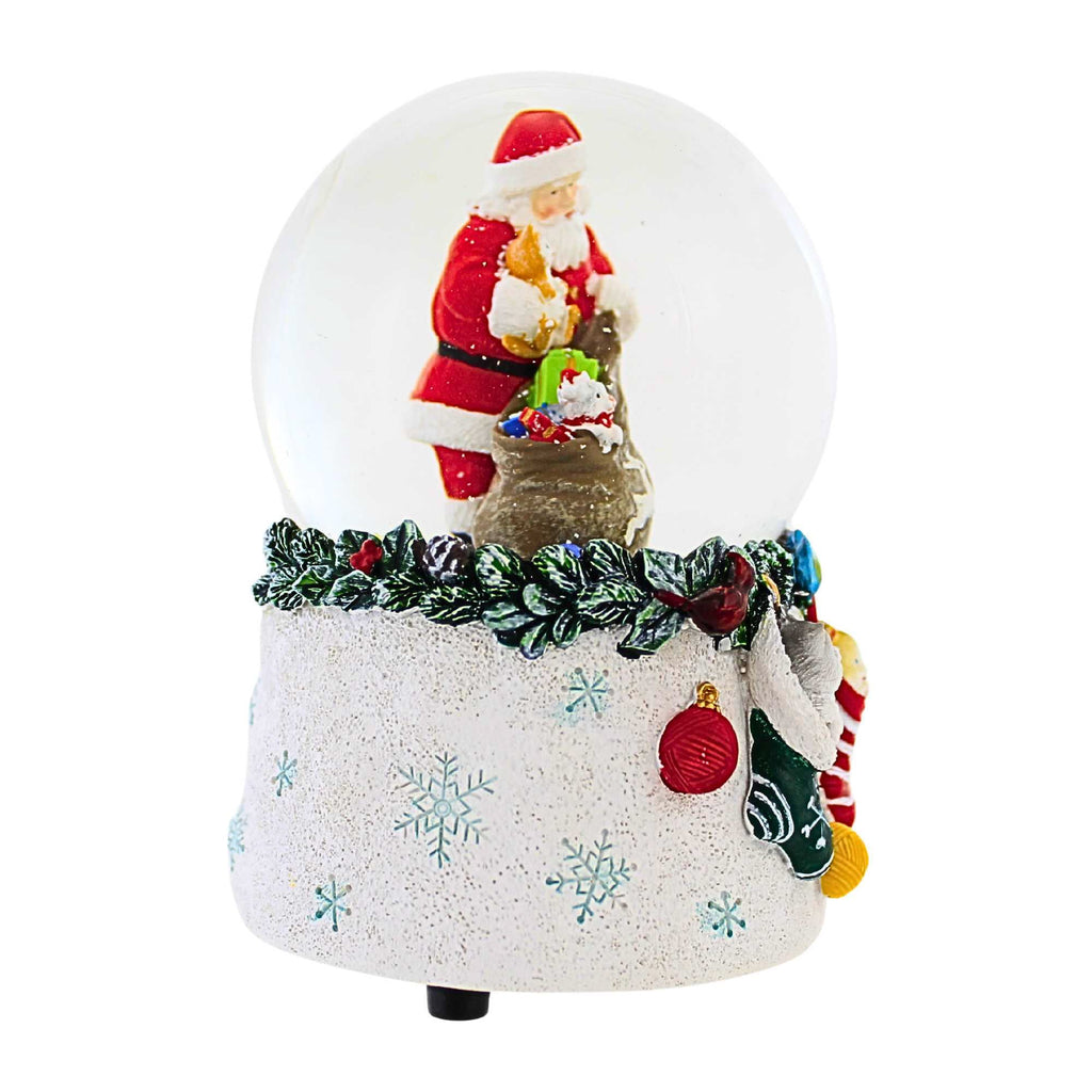 65667 Musical Cat Santa Dome 138069