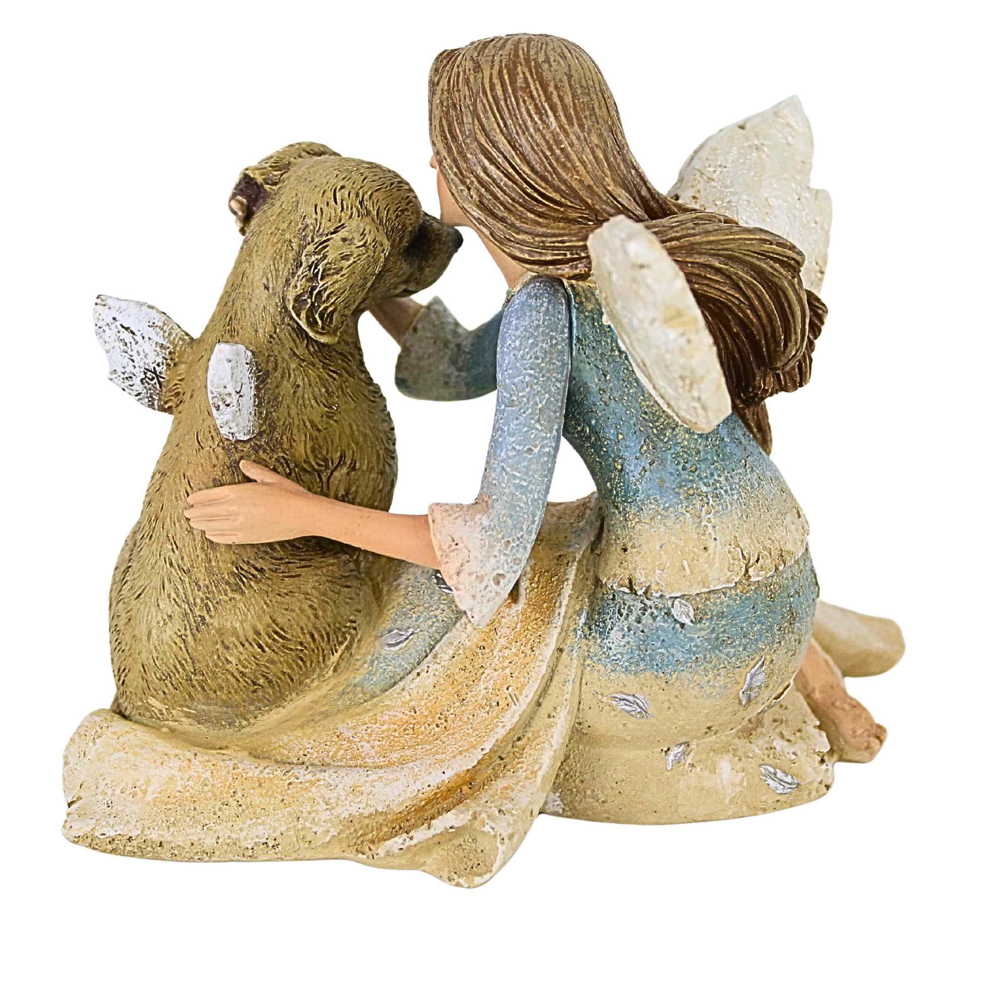 65919 Angel With Dog Figurine 22177