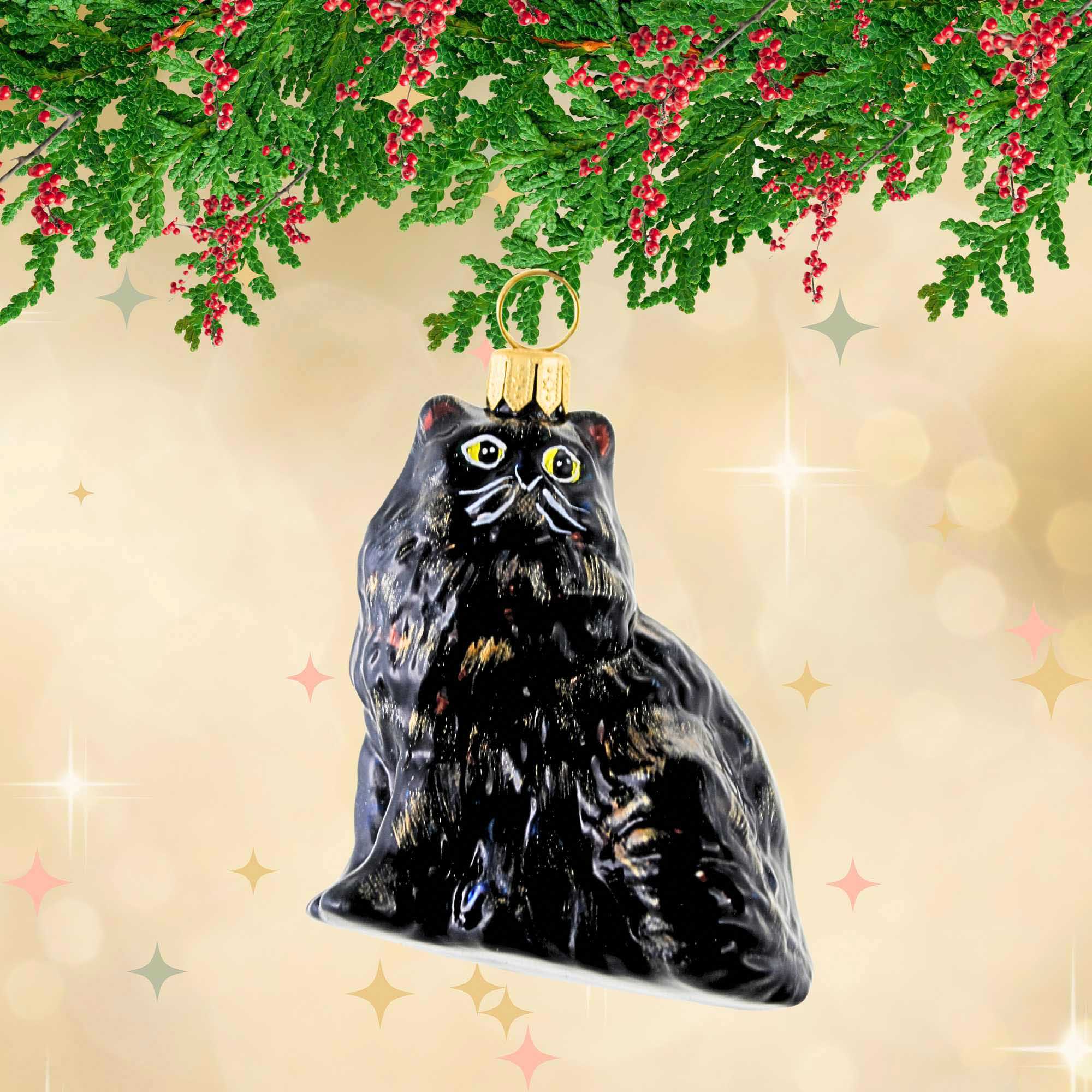 66267 Black Persian Cat ZKP1898BL
