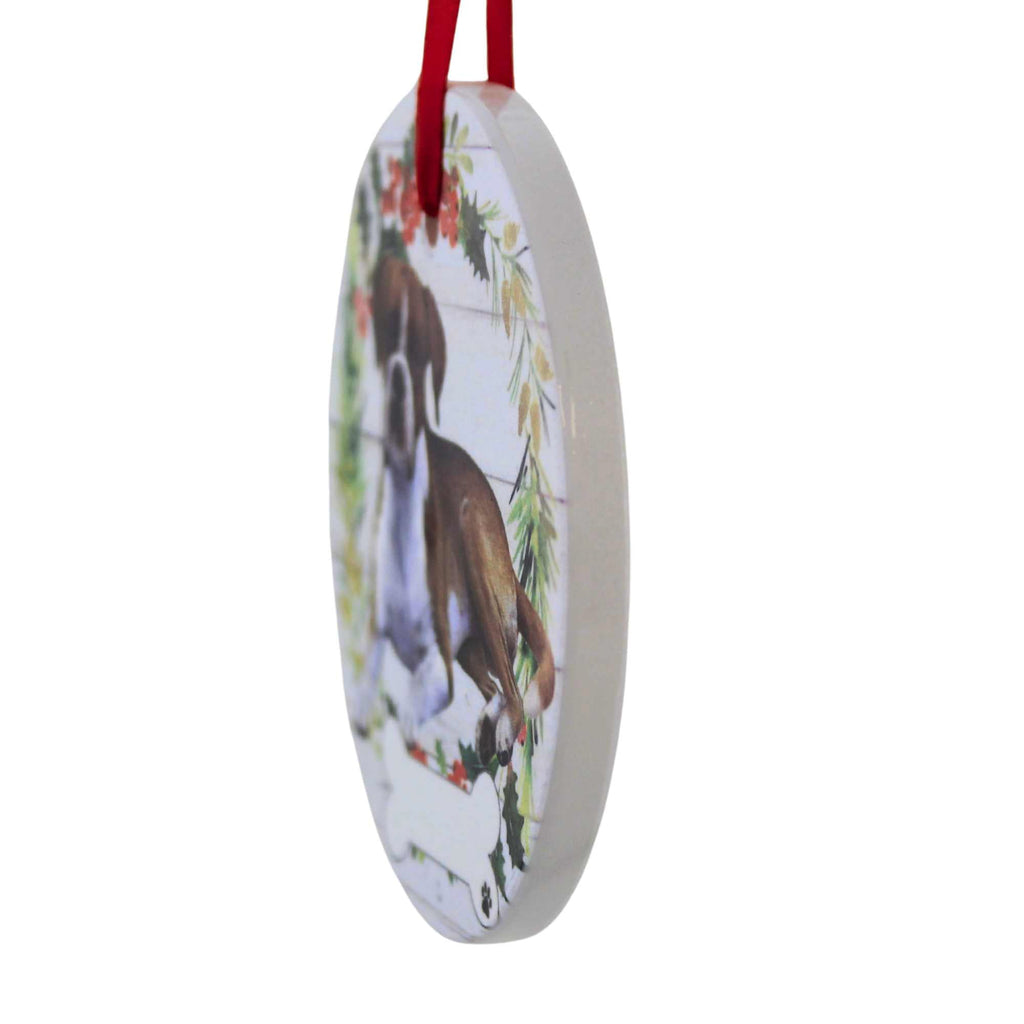 66503 Ceramic Boxer Ornament 5506FB