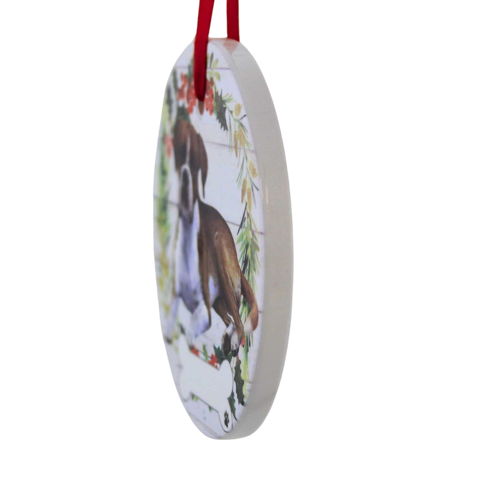 66503 Ceramic Boxer Ornament 5506FB
