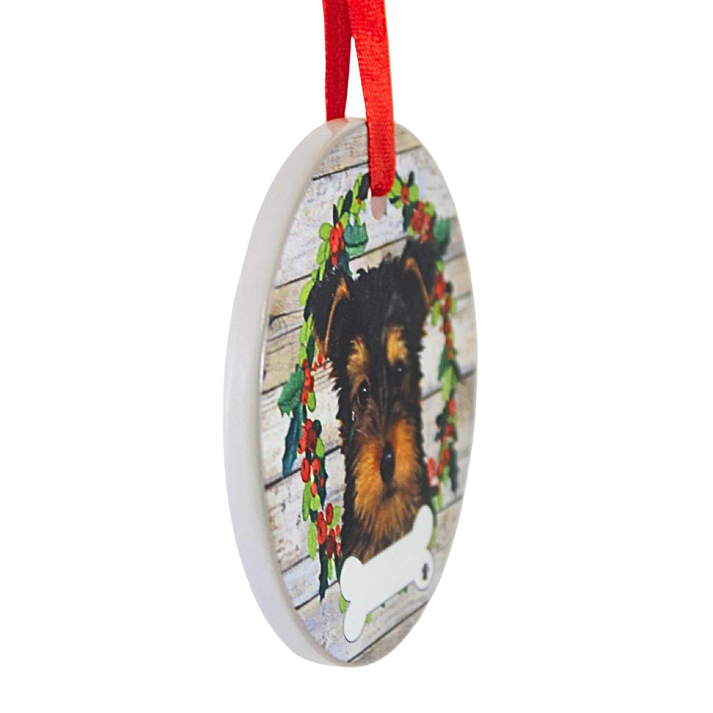 66507 Ceramic Yorkie Ornament 550107