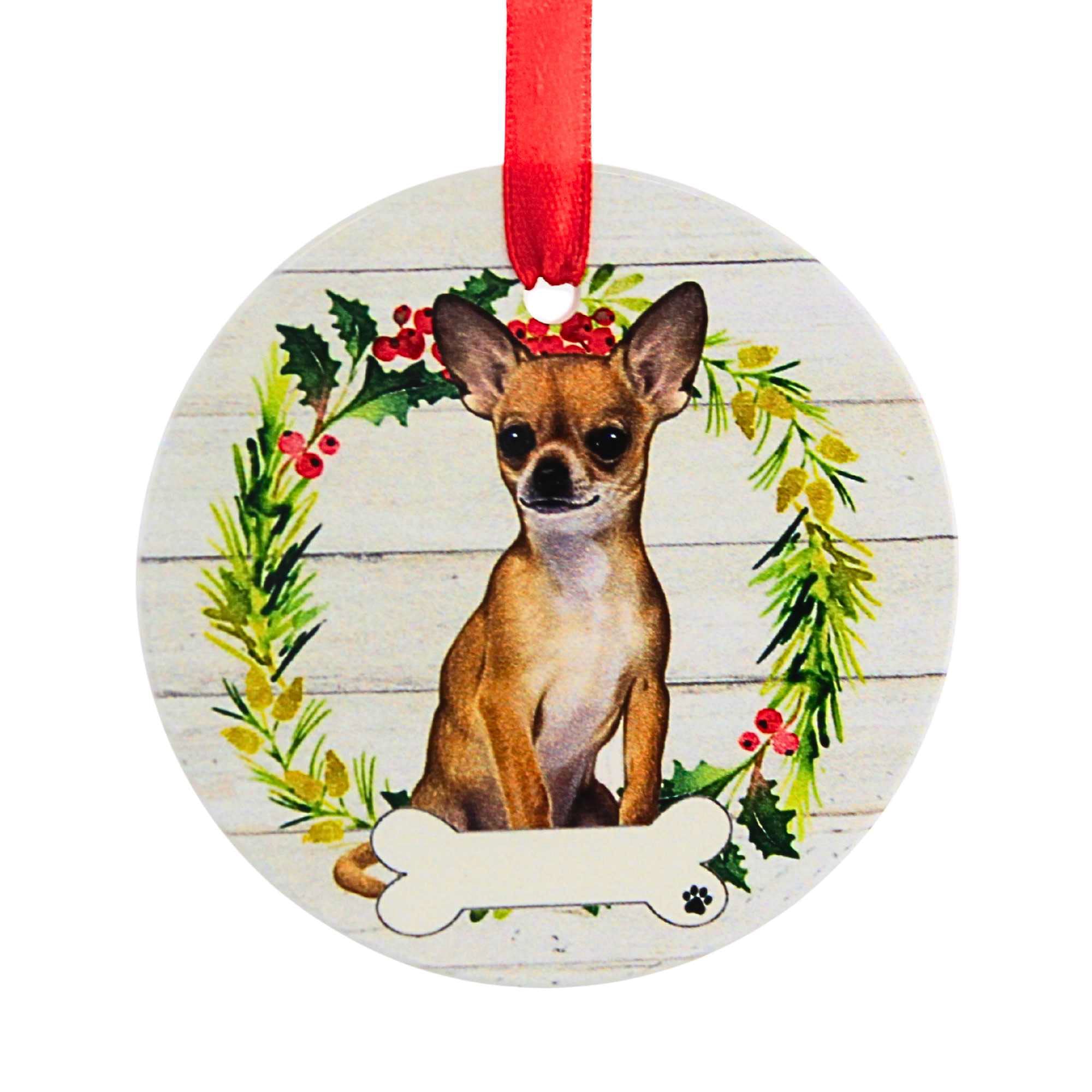 66510 Ceramic Chihuahua Ornament 55010FB