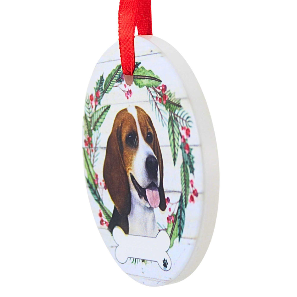 66513 Ceramic Beagle Ornament 5503