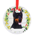 66515 Ceramic Doberman Ornament 550101