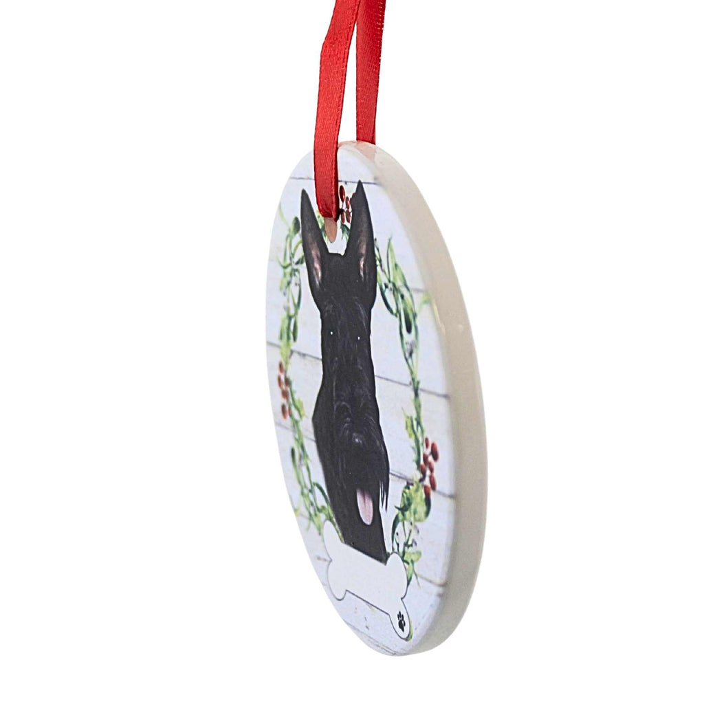 66520 Ceramic Scottish Terrier Ornament 55035