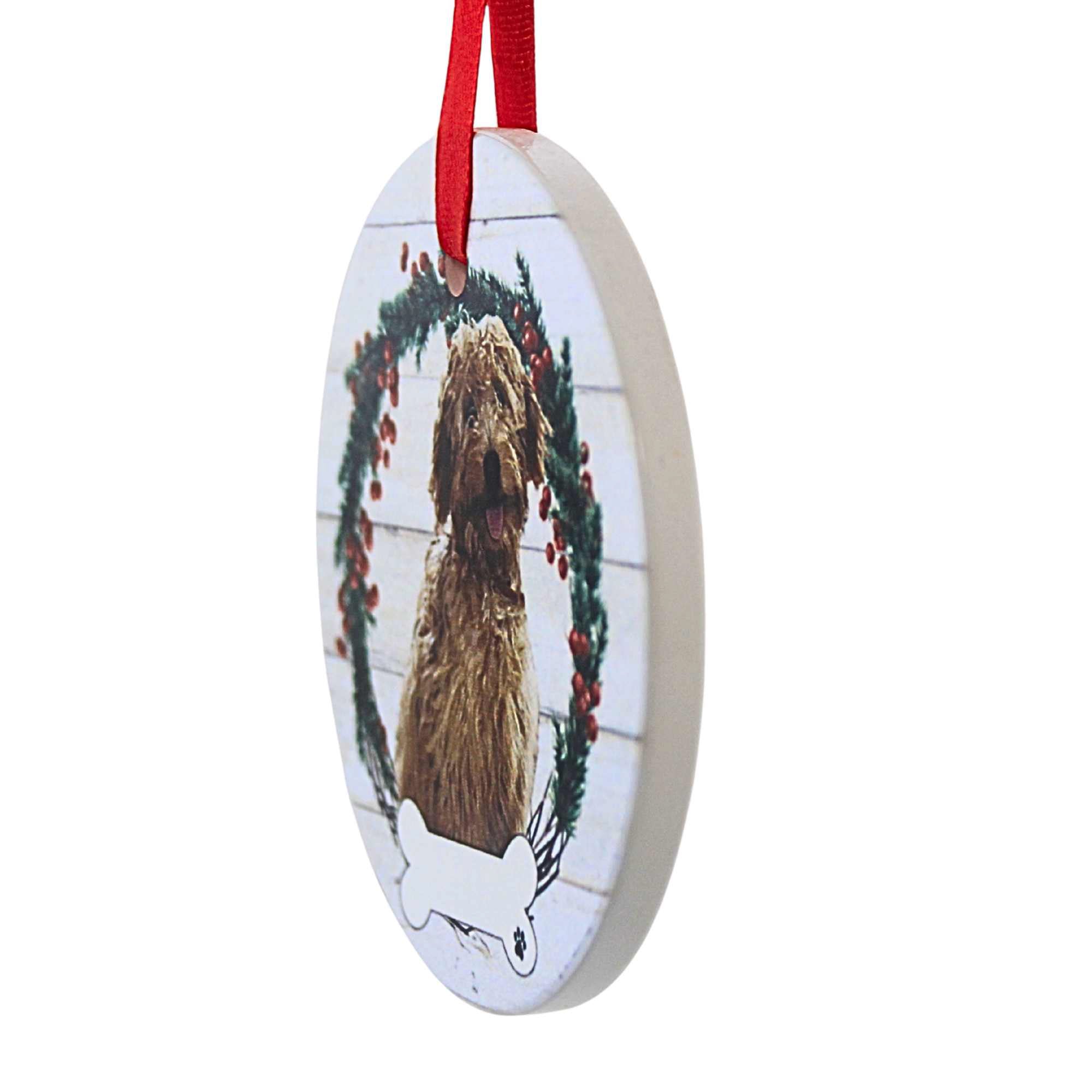 66522 Ceramic Goldendoodle (Rust) Ornament 550125RFB