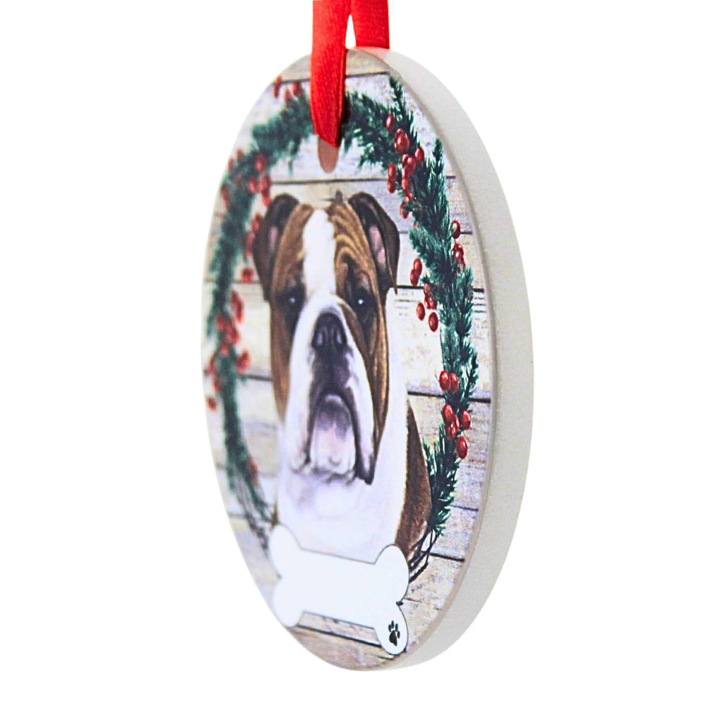 66525 Ceramic Bulldog Ornament 5508