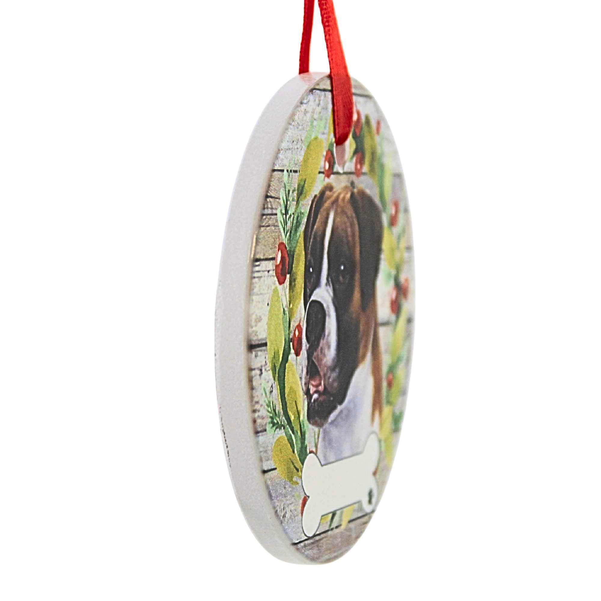 66526 Ceramic Boxer Ornament 5506