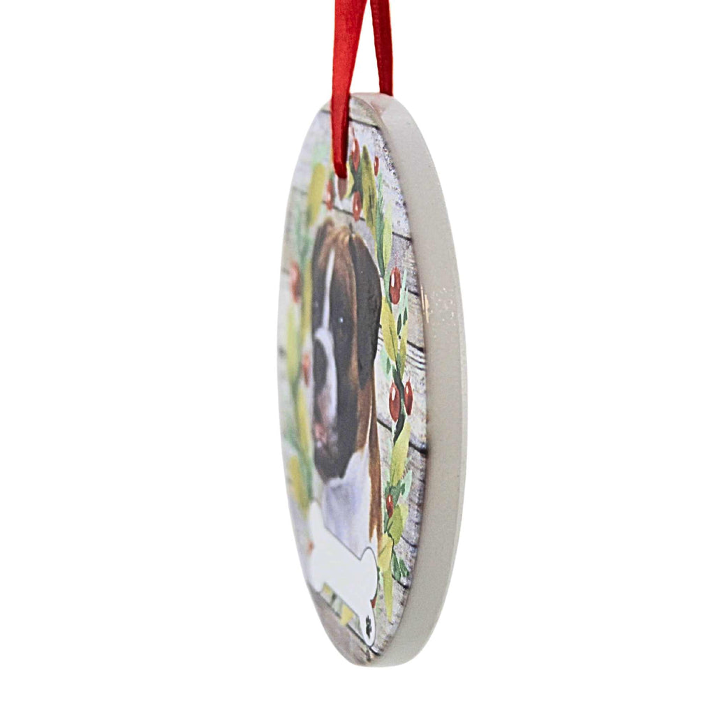 66526 Ceramic Boxer Ornament 5506