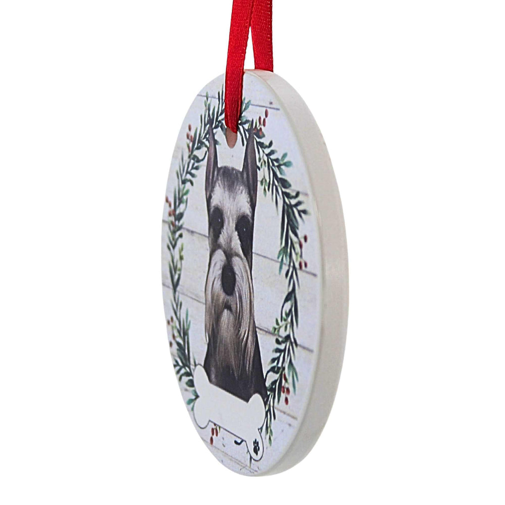 66527 Ceramic Schnauzer Ornament 55034