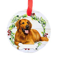 66533 Ceramic Golden Retriever Ornament 55015FB