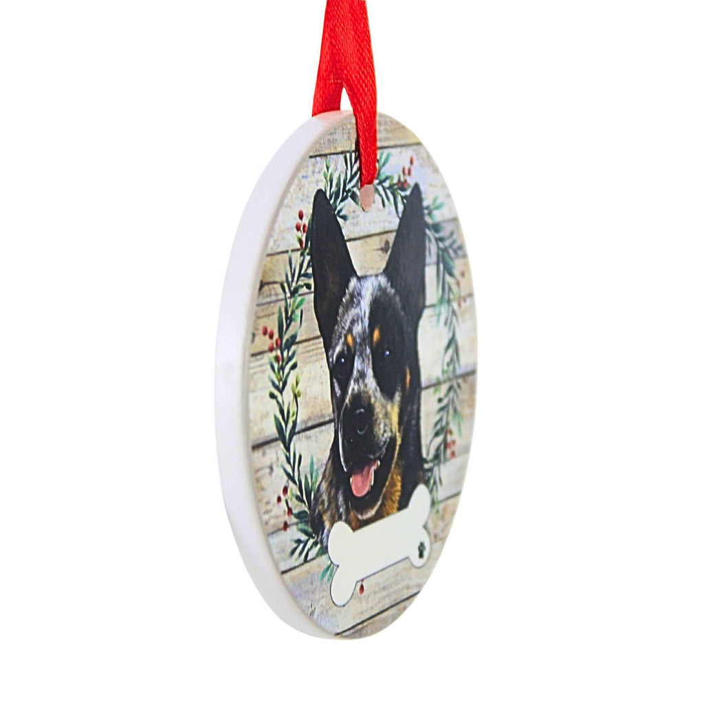 66535 Ceramic Australian Cattle Dog Ornament 55090