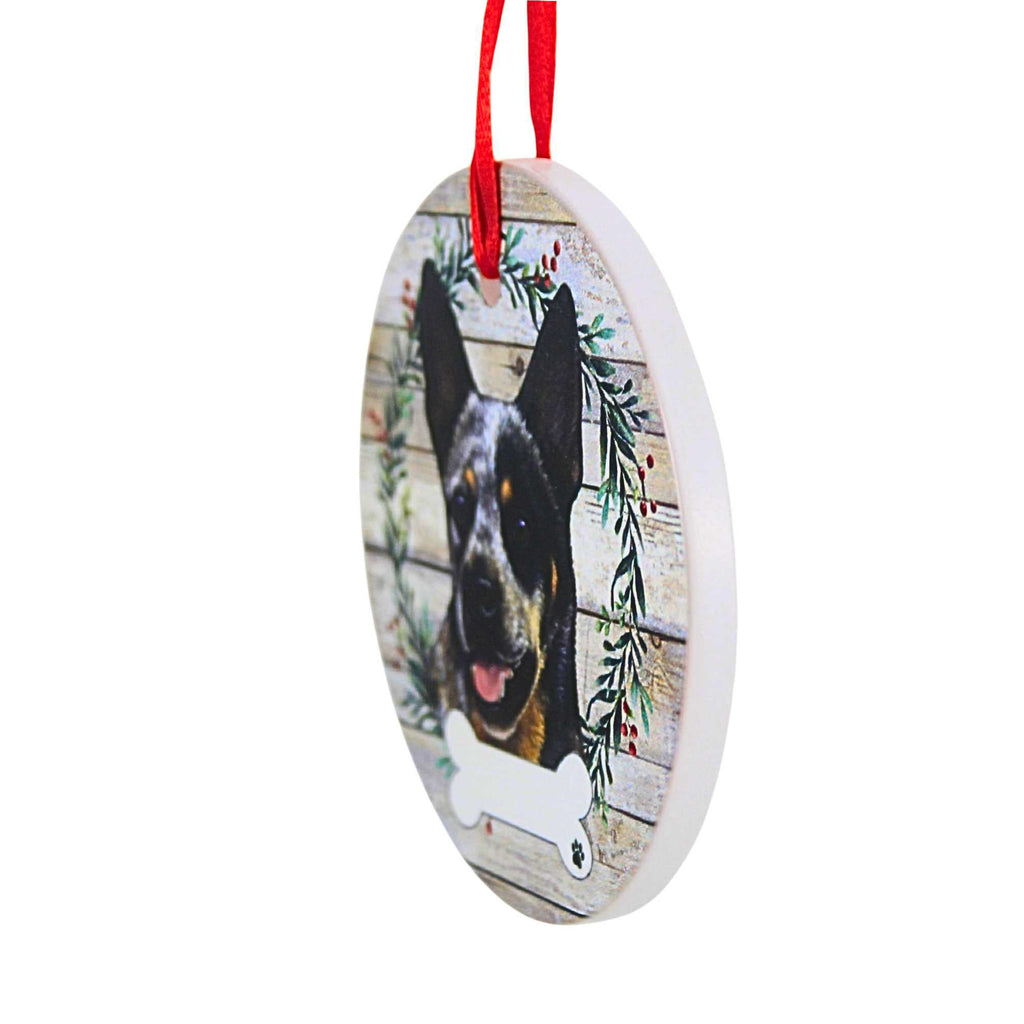 66535 Ceramic Australian Cattle Dog Ornament 55090