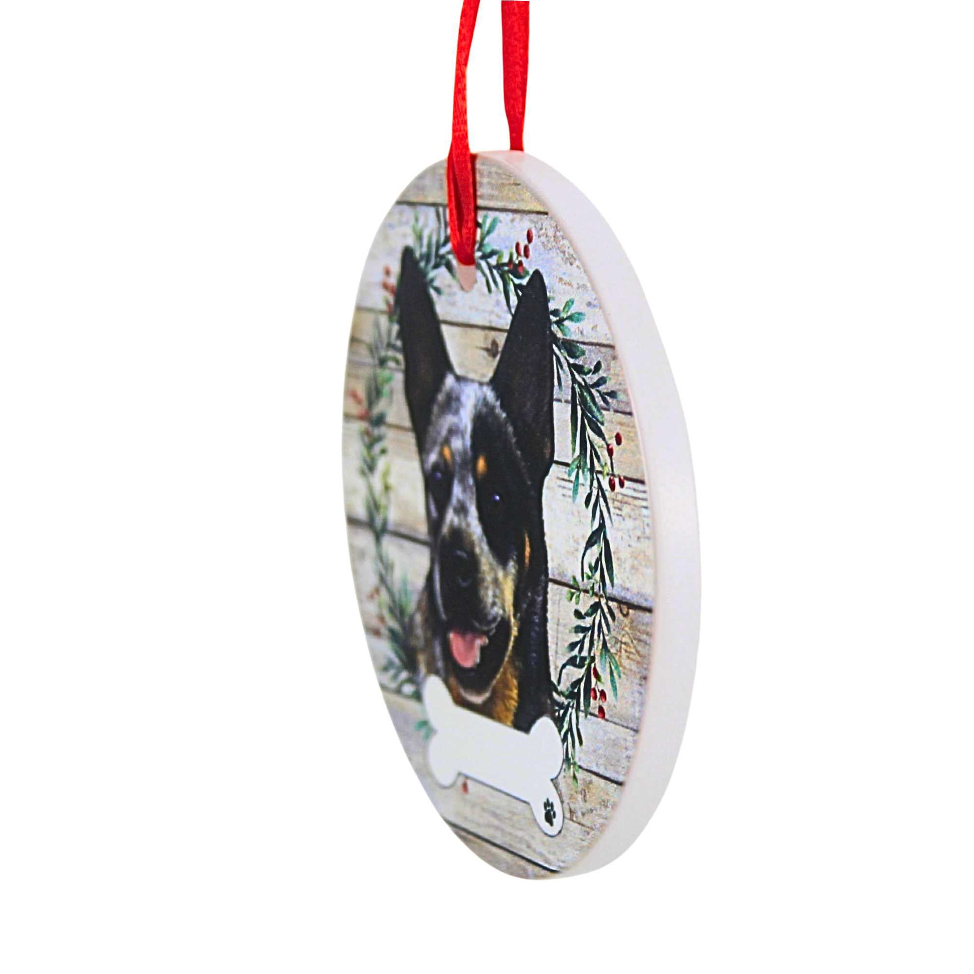 66535 Ceramic Australian Cattle Dog Ornament 55090