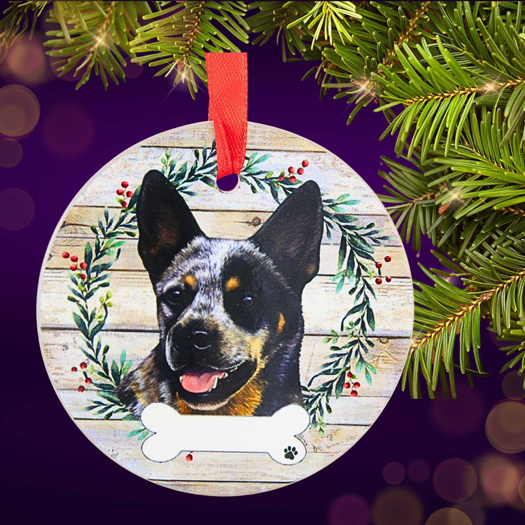 66535 Ceramic Australian Cattle Dog Ornament 55090