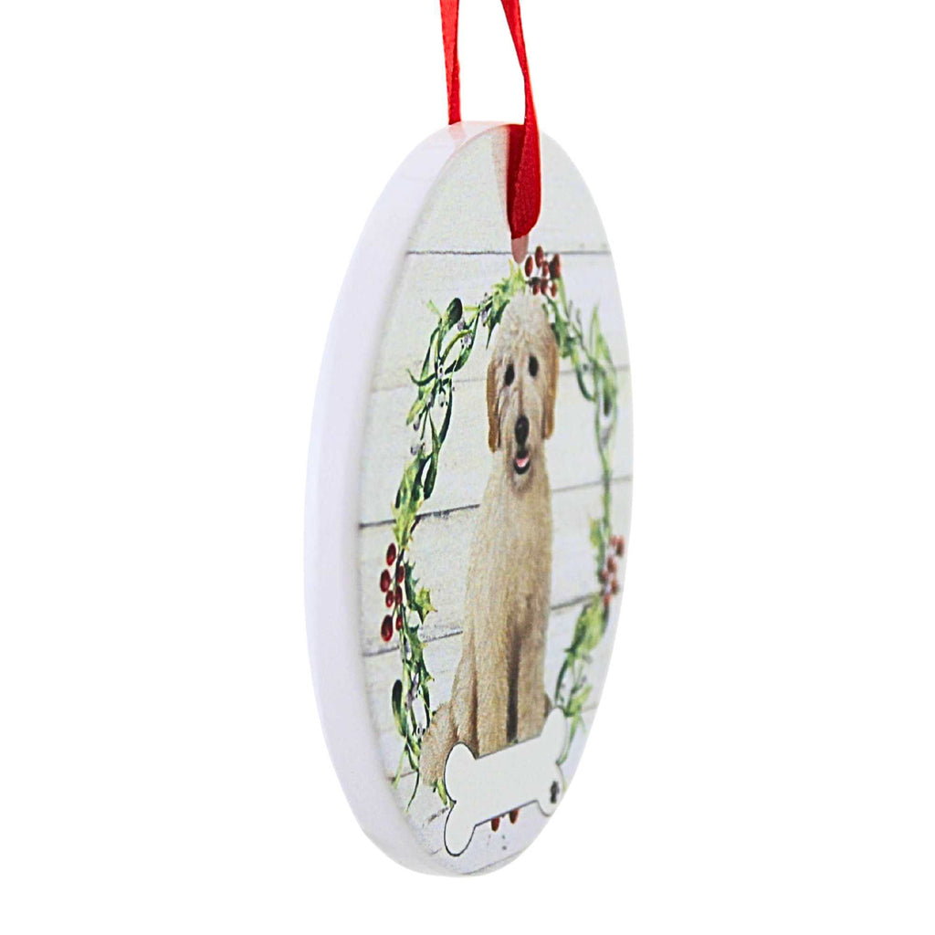 66536 Ceramic Goldendoodle Ornament 550125FB