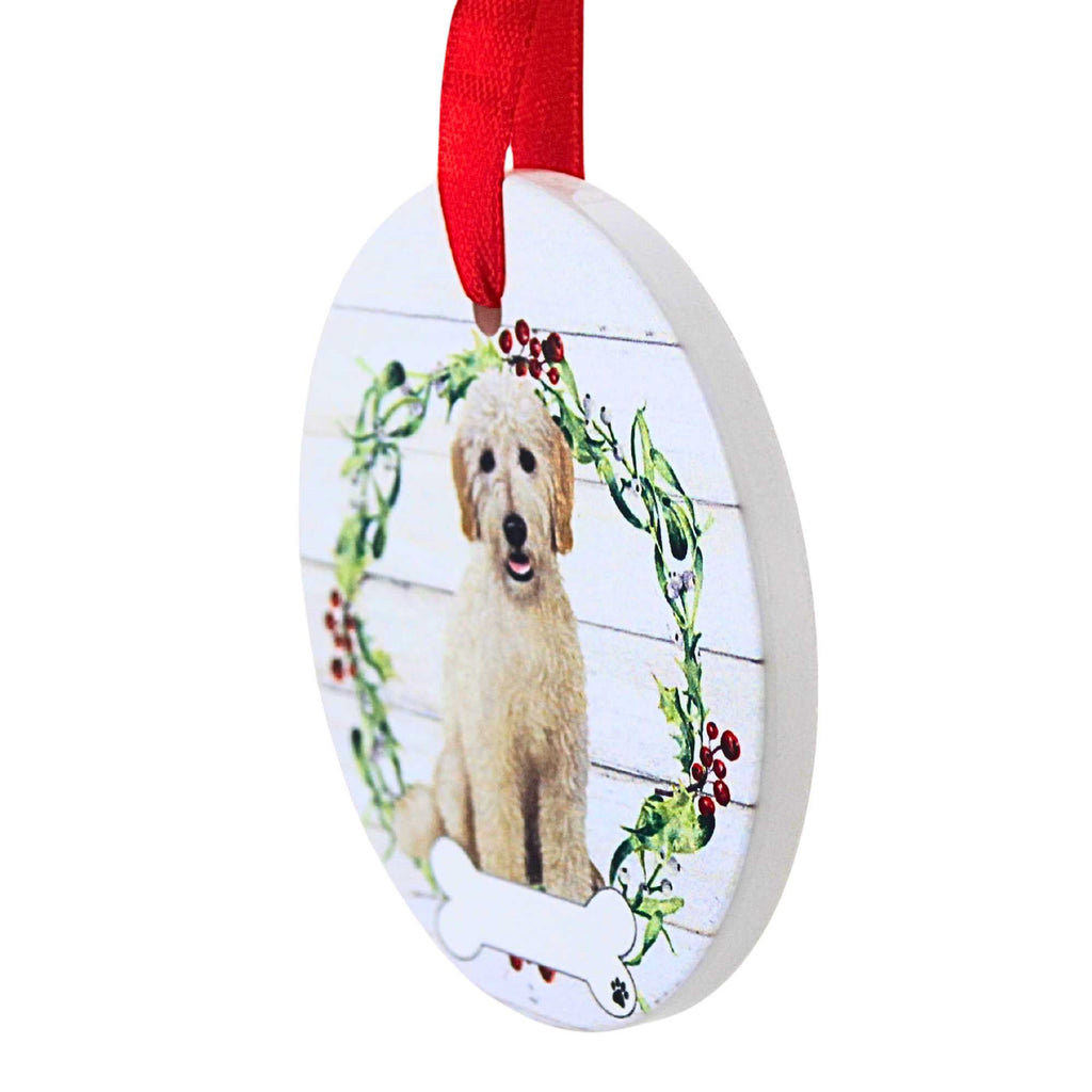 66536 Ceramic Goldendoodle Ornament 550125FB