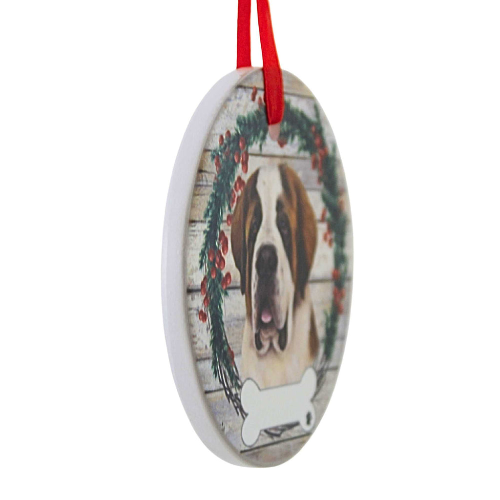 66537 Ceramic St. Bernard Ornament 55050