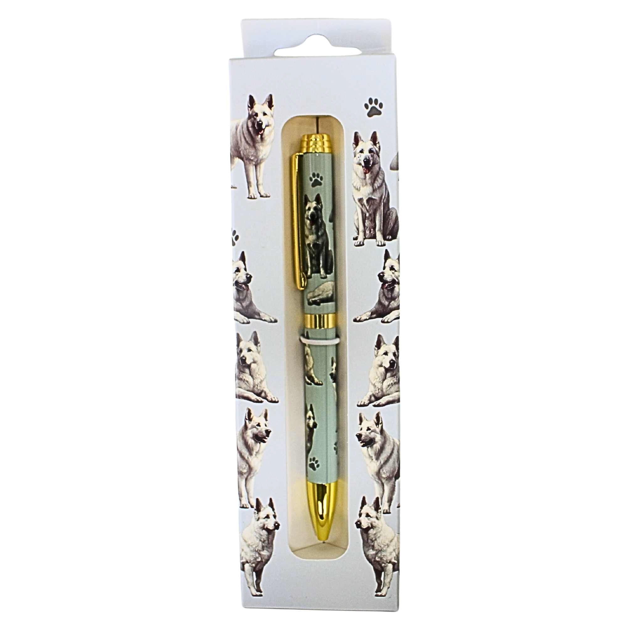 66550 White German Shepherd Ballpoint Pen 73675W