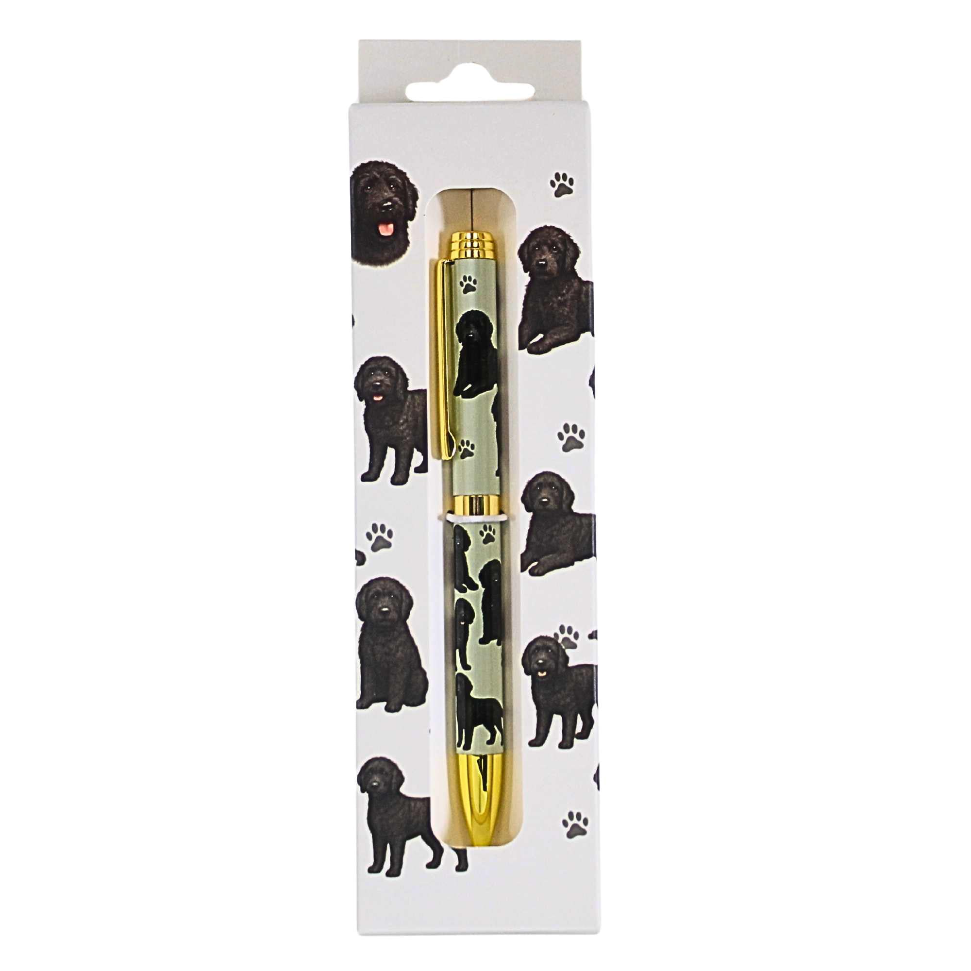 66551 Black Labradoodle Ballpoint Pen 736121