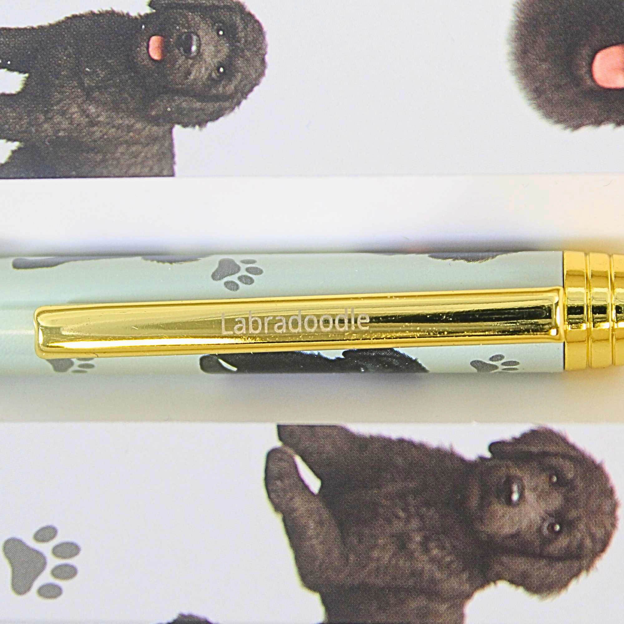 66551 Black Labradoodle Ballpoint Pen 736121